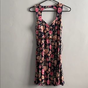 Jersey flowered dress